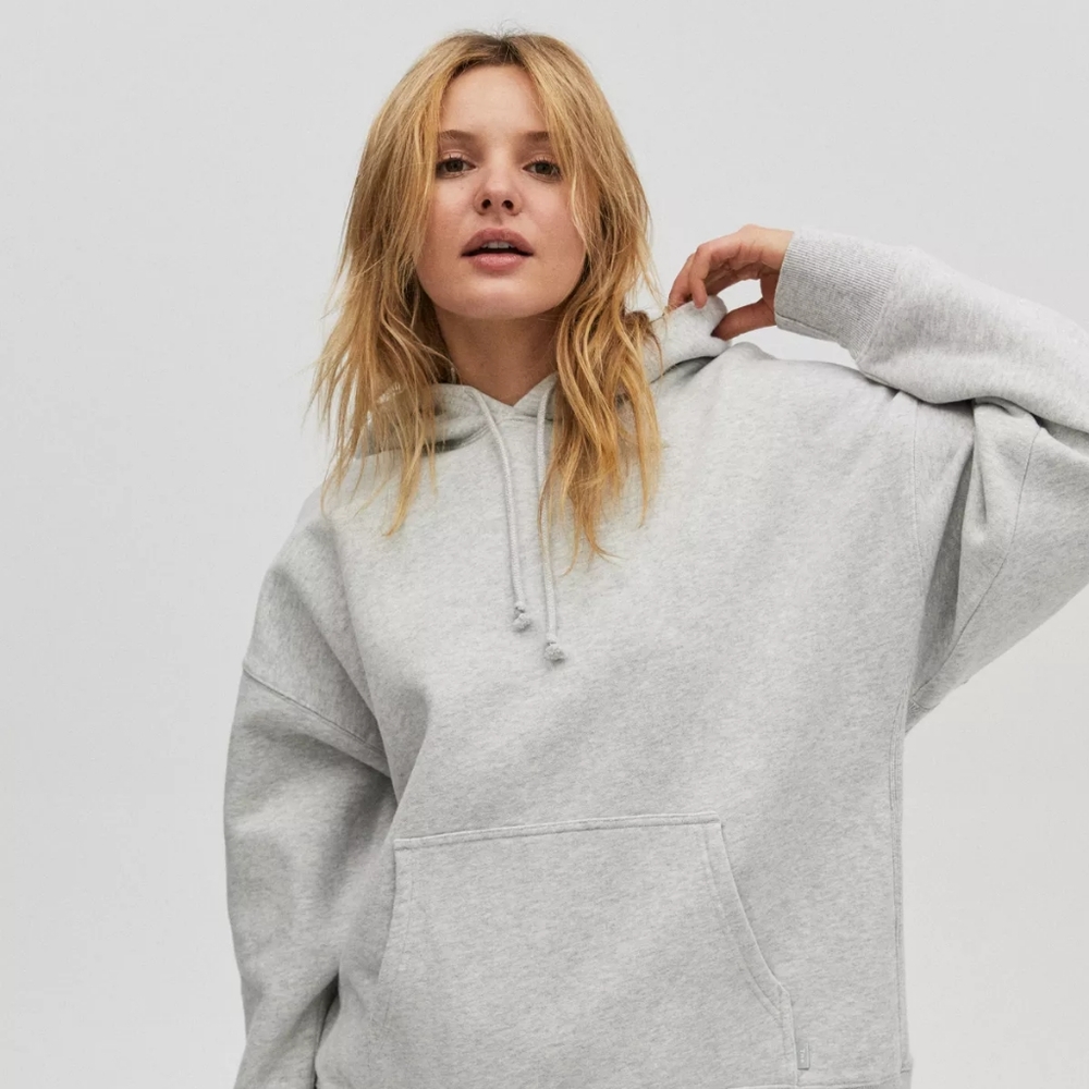 Aritzia TNA Cozy Fleece Boyfriend Fit Hoodie